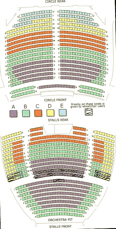 Theatre Royal Seating Plan