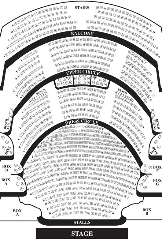 Theatre Royal Seating Plan