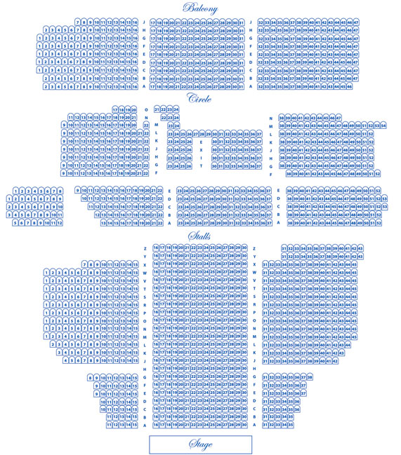 Oxford Playhouse Seating Plan