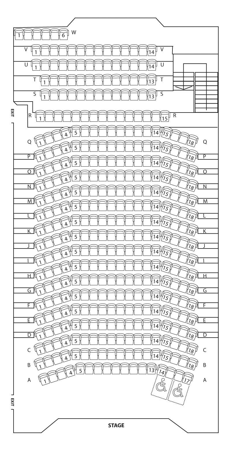 Palace Theatre Seating Plan