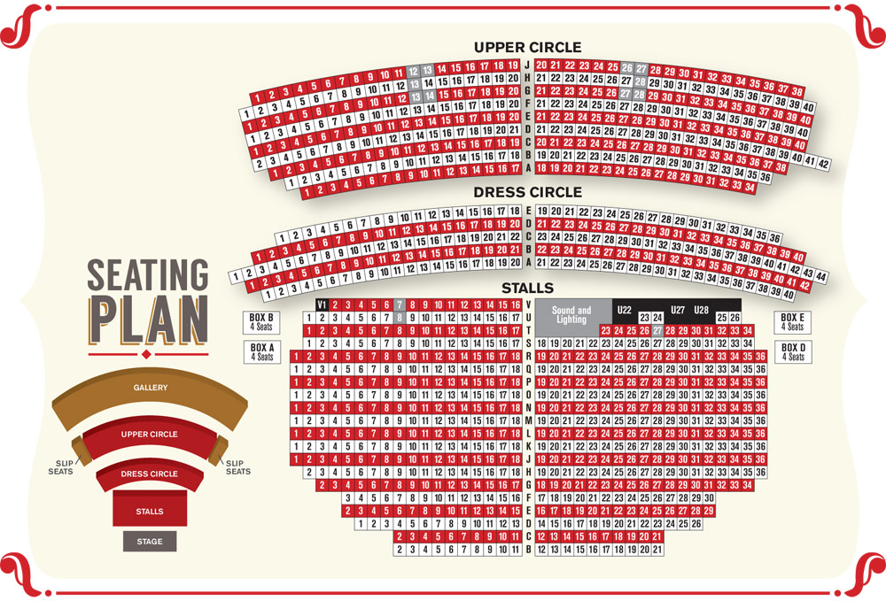 Kings Theatre Seating Plan