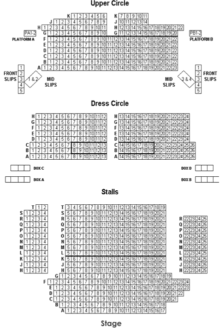 Richmond Theatre Seating Plan