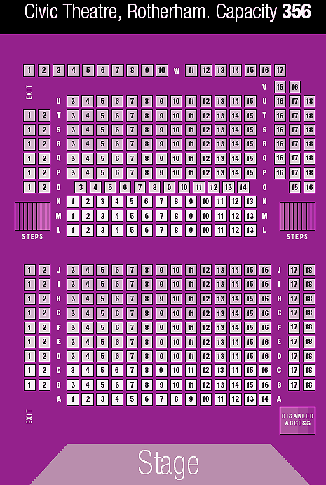 Civic Theatre Seating Plan