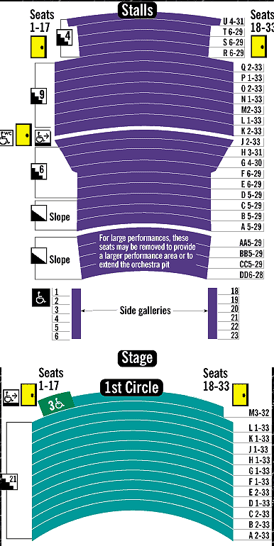 Londons Dance House Seating Plan