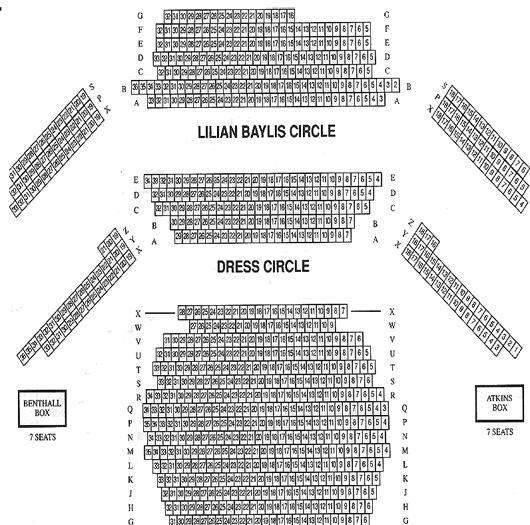 The Old Vic Seating Plan