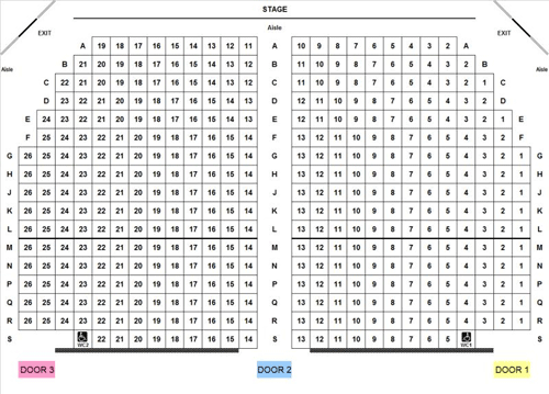 Southport Little Theatre Seating Plan