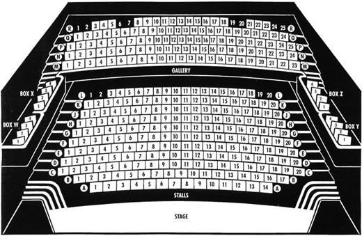 The South Holland Centre Seating Plan