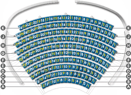 Byre Theatre Seating Plan