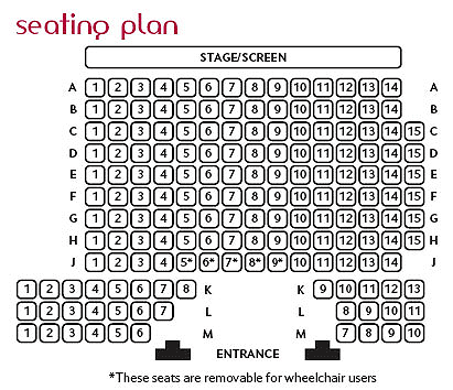 Stamford Arts Centre Seating Plan