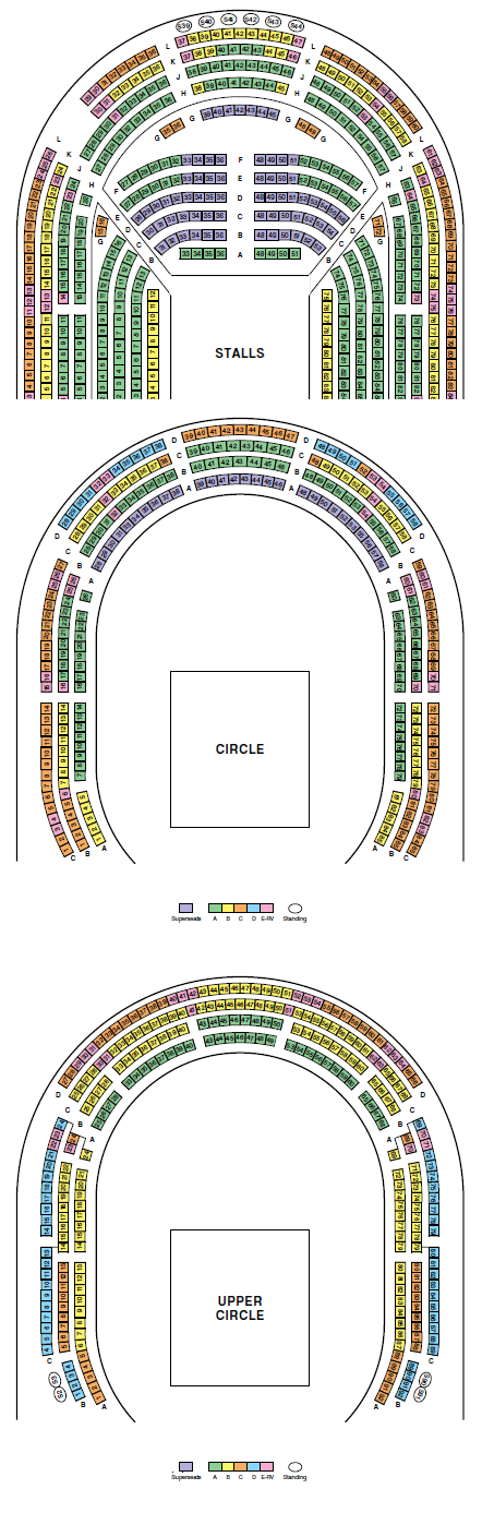 Royal Shakespeare Company Seating Plan