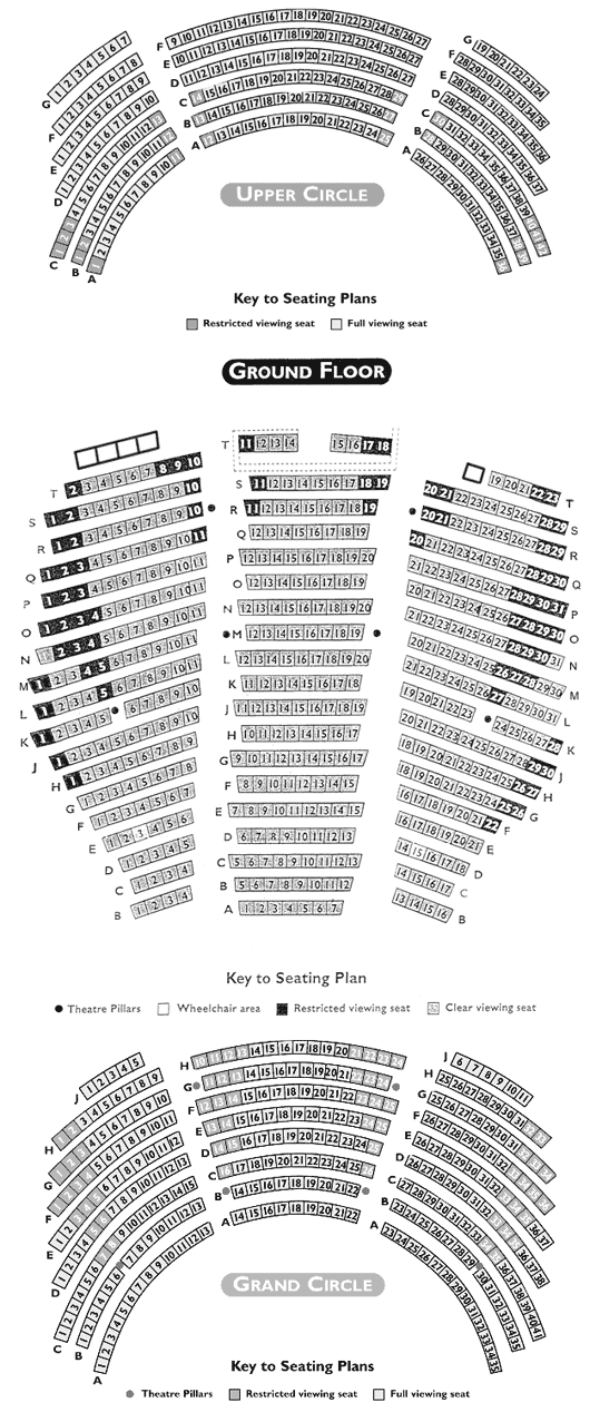 Swansea Grand Theatre Seating Plan