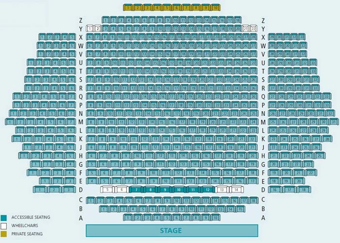 Playhouse Seating Plan